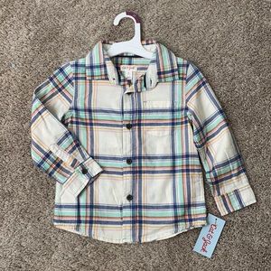 NWT toddler boy flannel